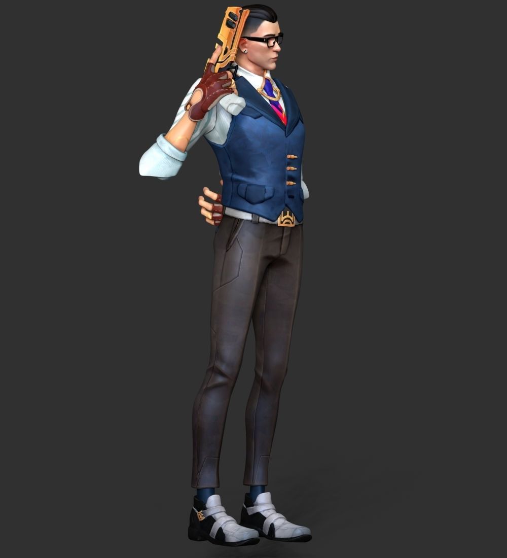 Chamber - Valorant 3D print model_18