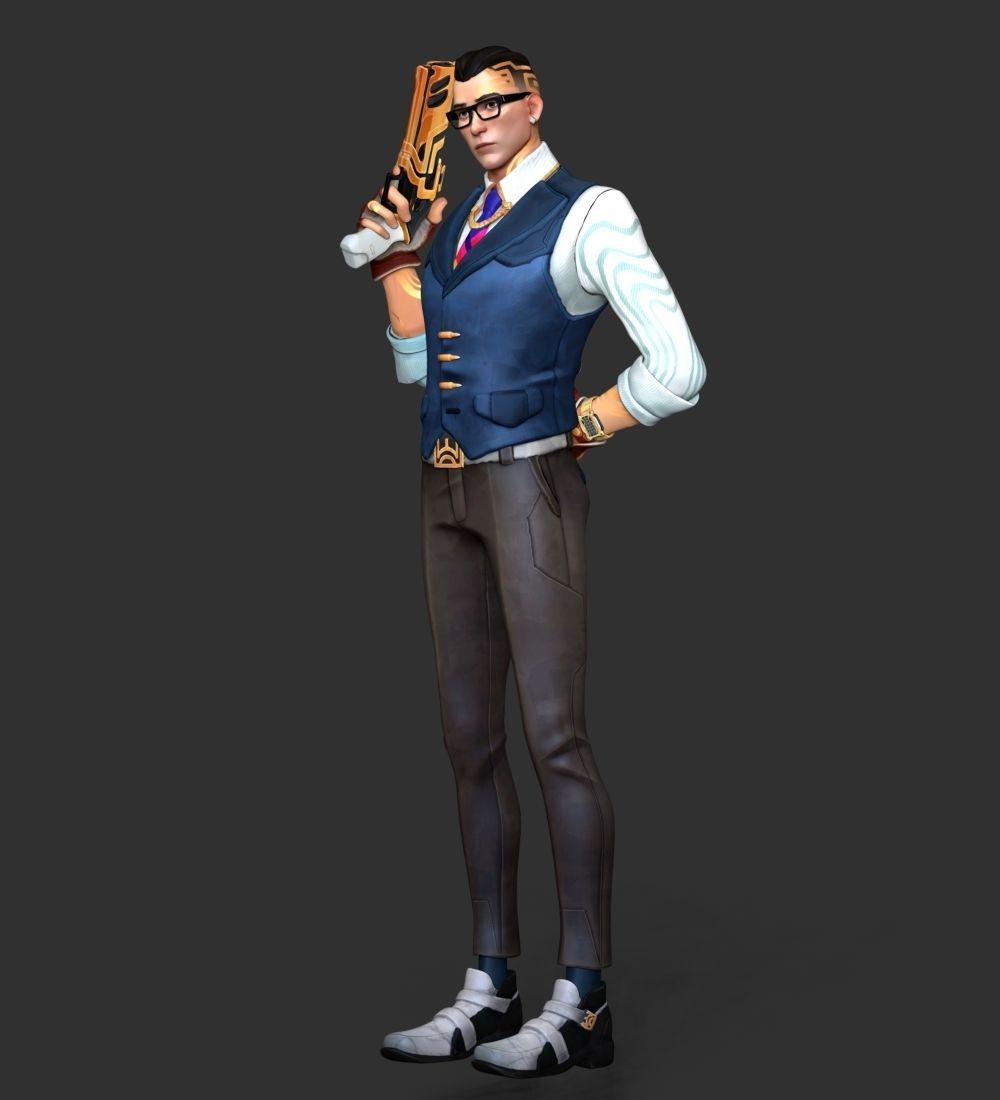 Chamber - Valorant 3D print model_14