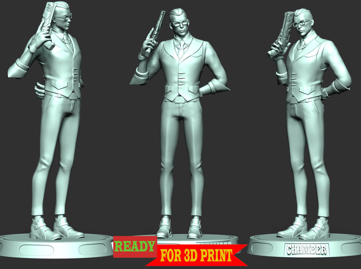 Chamber - Valorant 3D print model_5