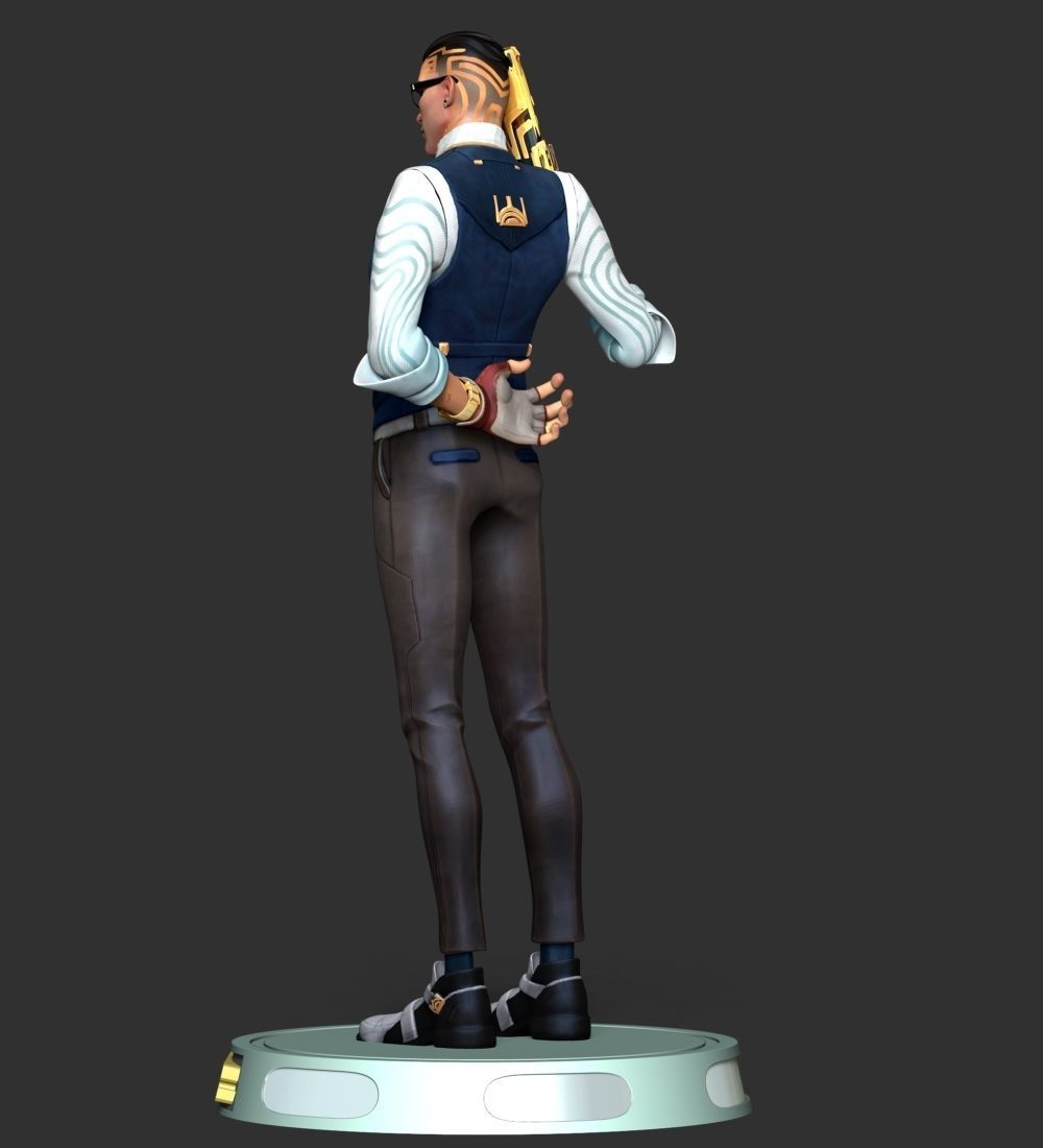 Chamber - Valorant 3D print model_10