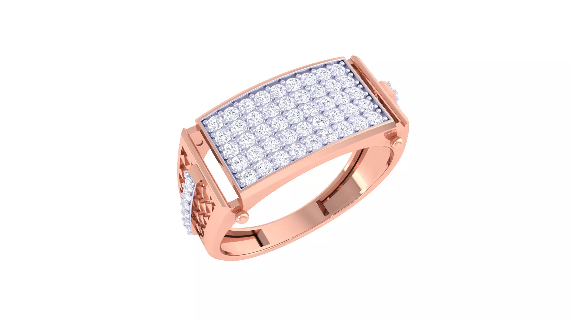 Wedding Engagement Rings 3dm STL OBJ FBX Renders Details 3D print model_0