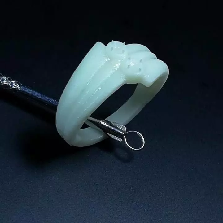 Diamond Ring 3D print model_0