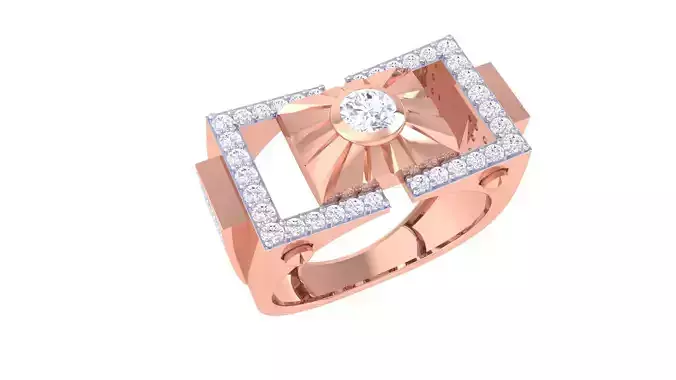 Wedding Engagement Rings 3dm STL OBJ FBX Renders Details