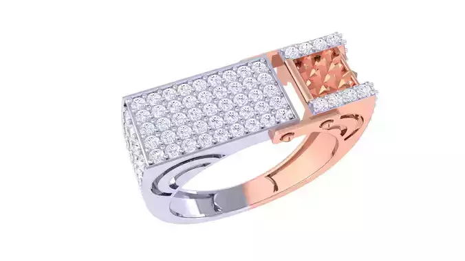 Wedding Engagement Rings 3dm STL OBJ FBX Renders Details