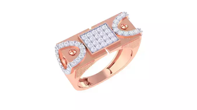 Wedding Engagement Rings 3dm STL OBJ FBX Renders Details