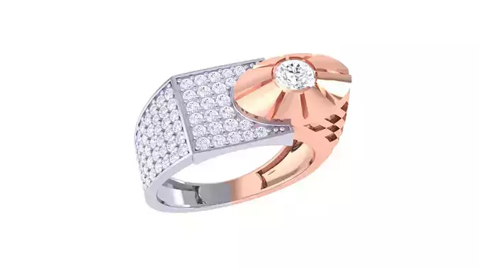 Wedding Engagement Rings 3dm STL OBJ FBX Renders Details