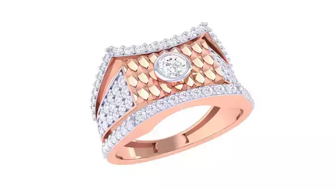 Wedding Engagement Rings 3dm STL OBJ FBX Renders Details