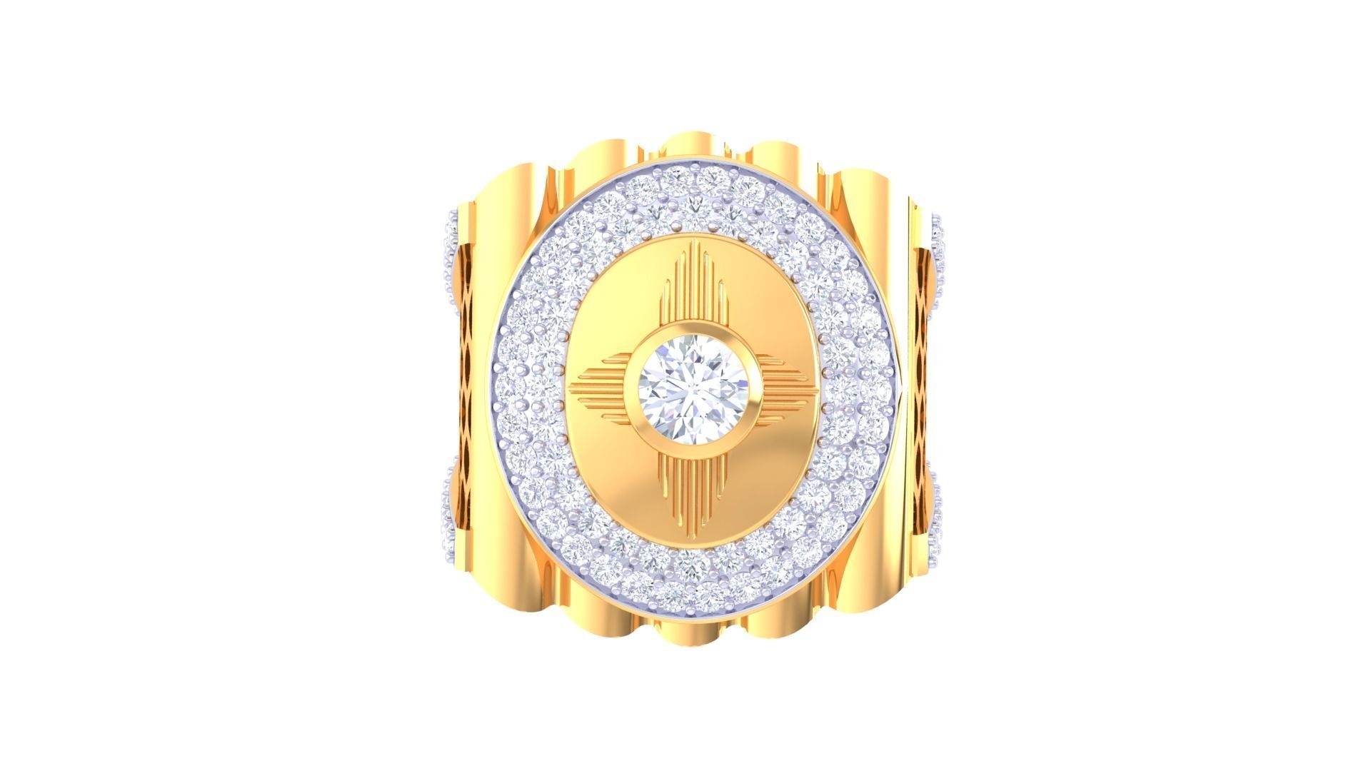 Wedding Engagement Rings 3dm STL OBJ FBX Renders Details 3D print model_3