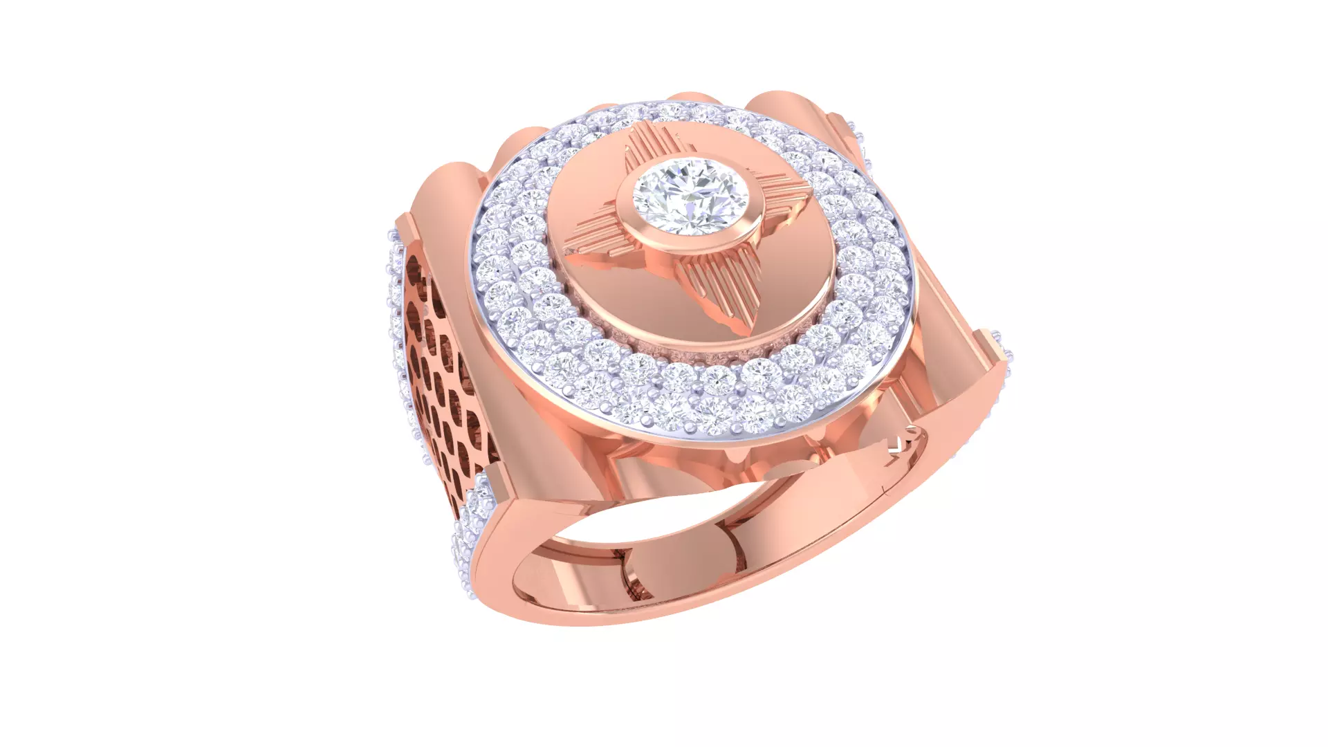 Wedding Engagement Rings 3dm STL OBJ FBX Renders Details 3D print model_0