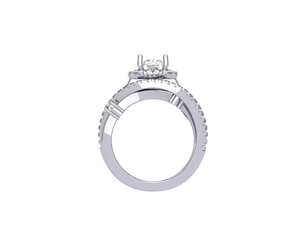 Wedding Ring 3D print model_10