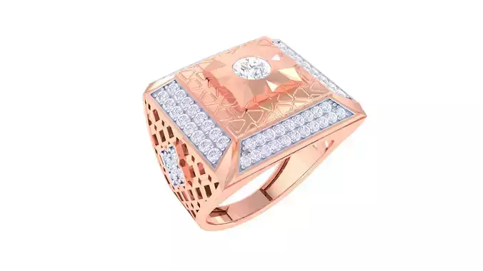 Wedding Engagement Rings 3dm STL OBJ FBX Renders Details