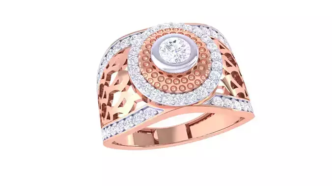 Wedding Engagement Rings 3dm STL OBJ FBX Renders Details