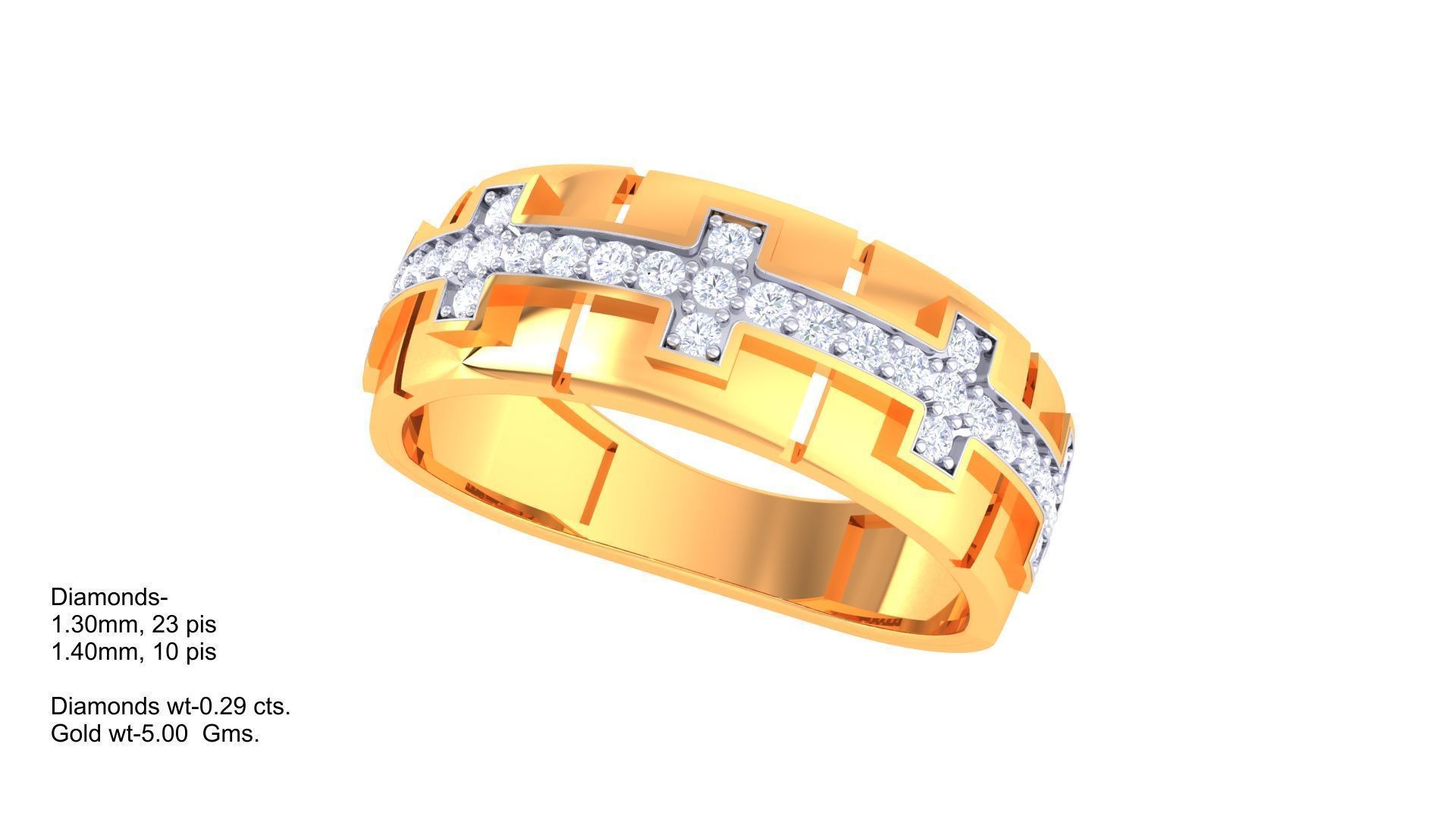 Wedding Engagement Rings 3dm STL OBJ FBX Renders Details 3D print model_1