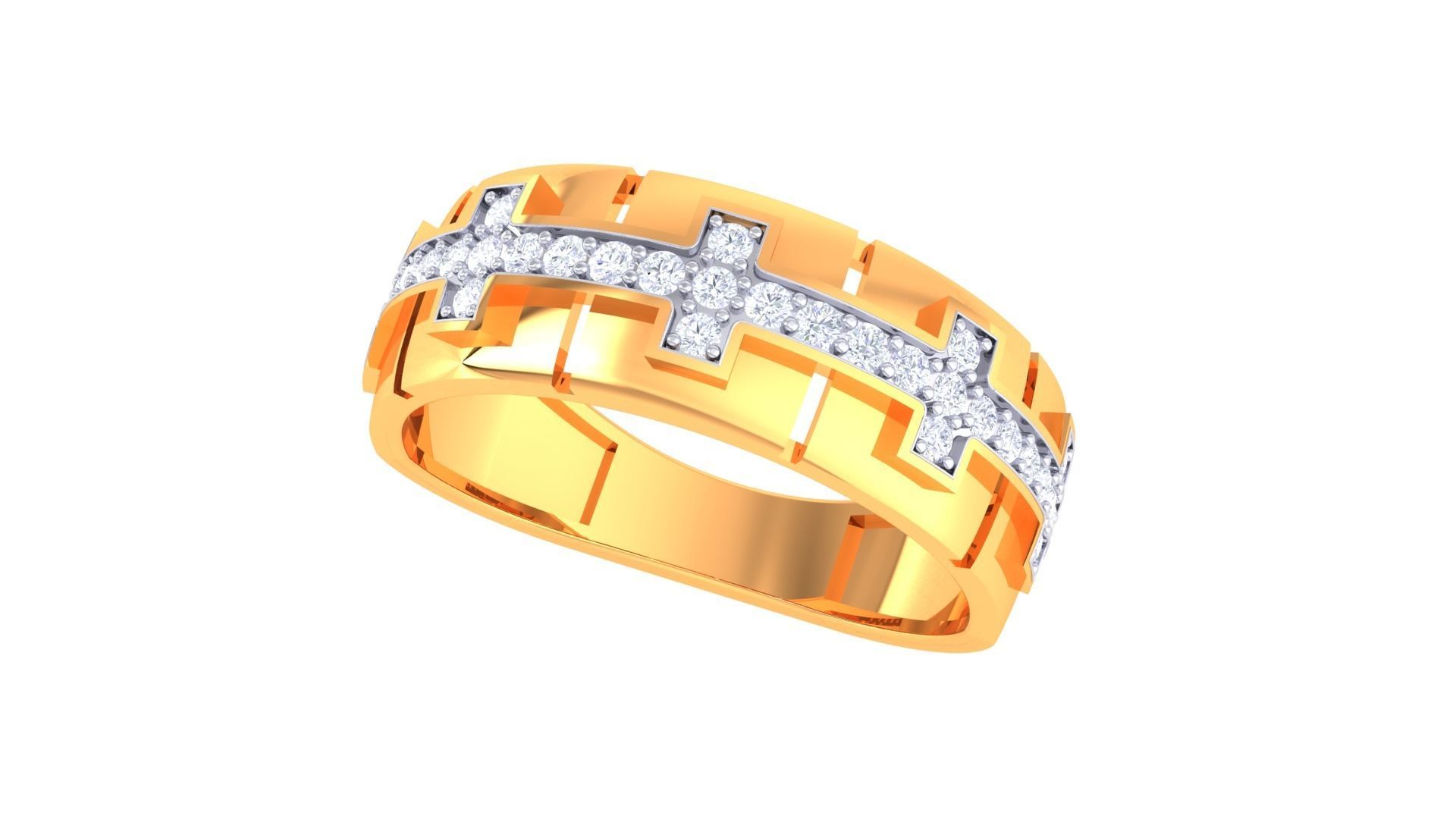 Wedding Engagement Rings 3dm STL OBJ FBX Renders Details 3D print model_2