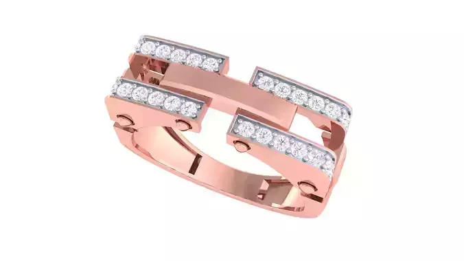 Wedding Engagement Rings 3dm STL OBJ FBX Renders Details