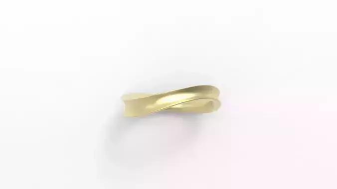 Twisted wedding Ring