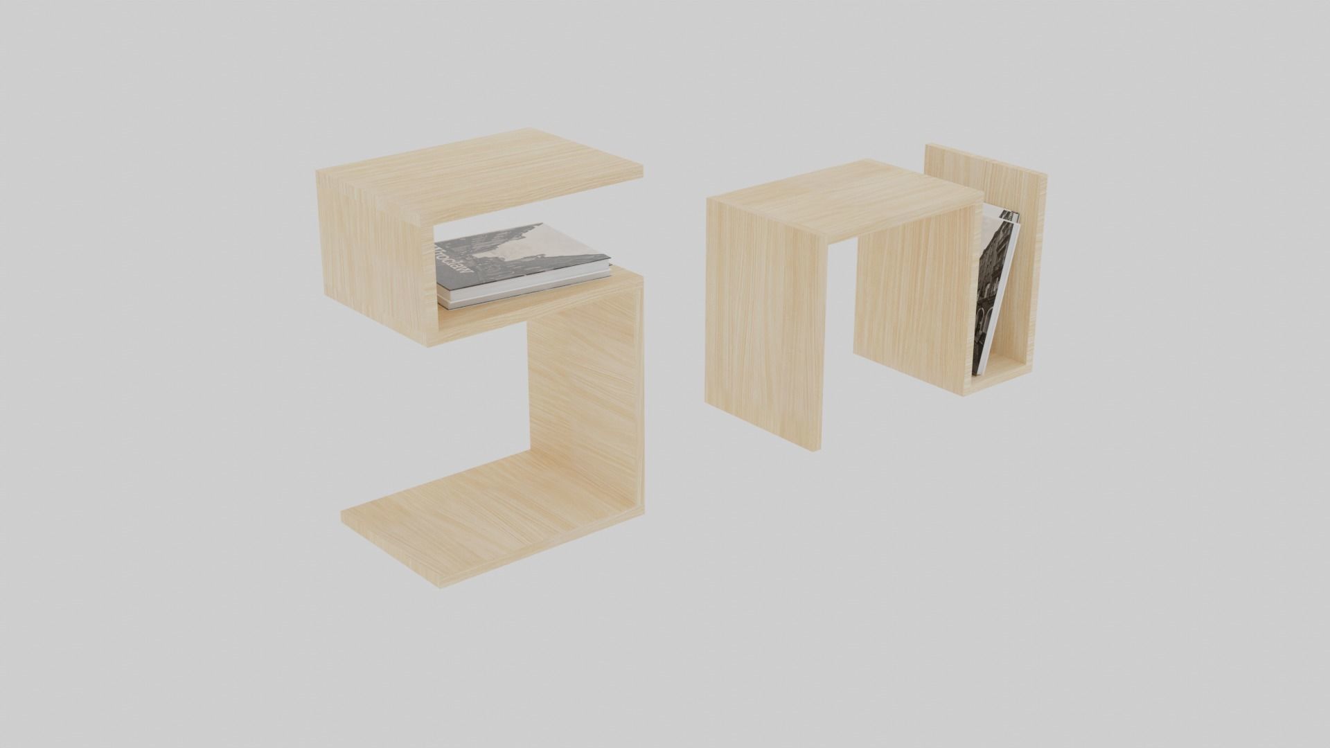 Sofa side table Coffee side table 3D model_4