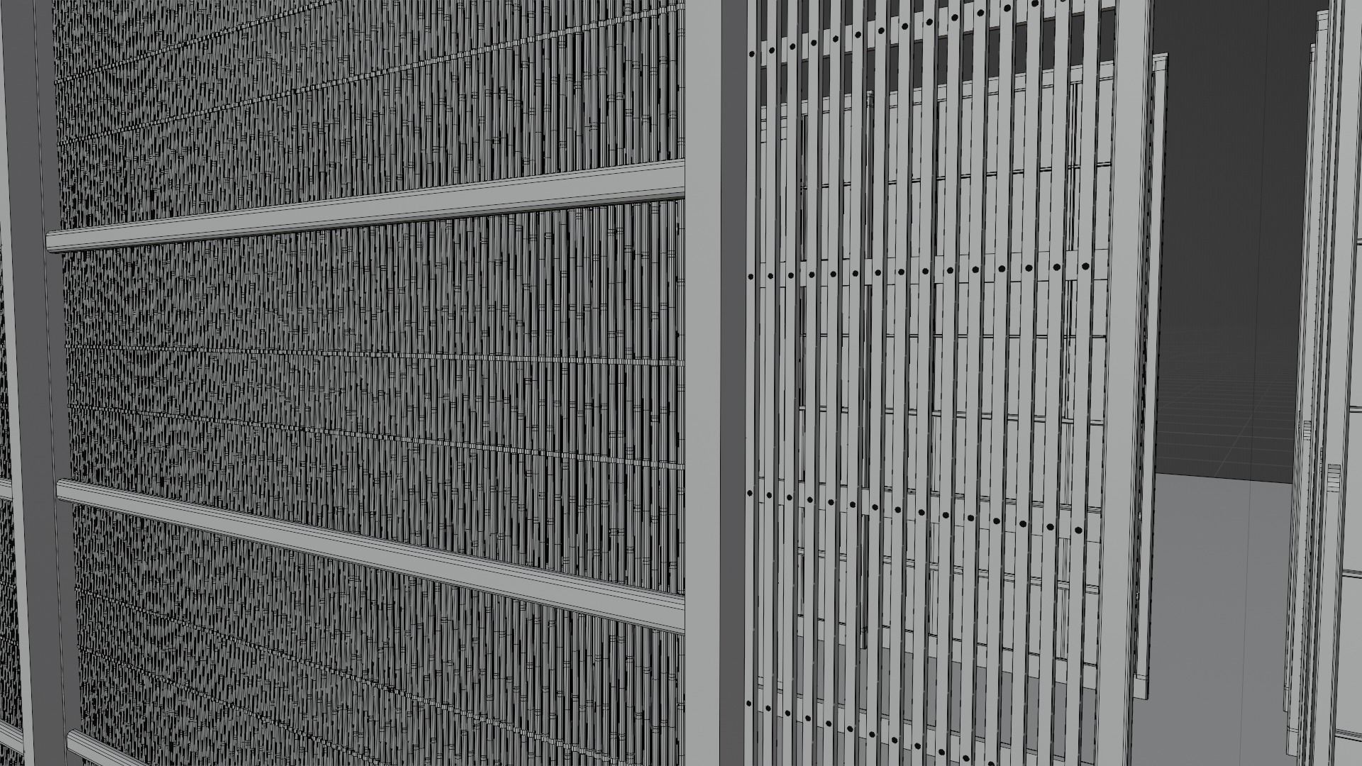 35 sets of Japanese traditional sliding doors and extras 3D model_11