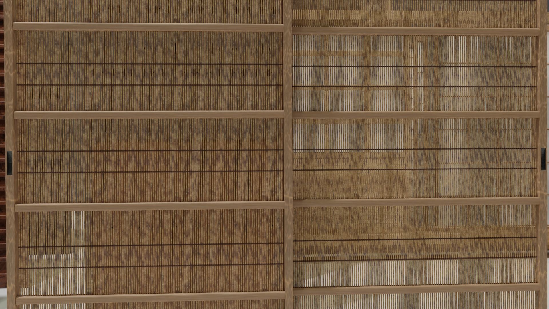 35 sets of Japanese traditional sliding doors and extras 3D model_5