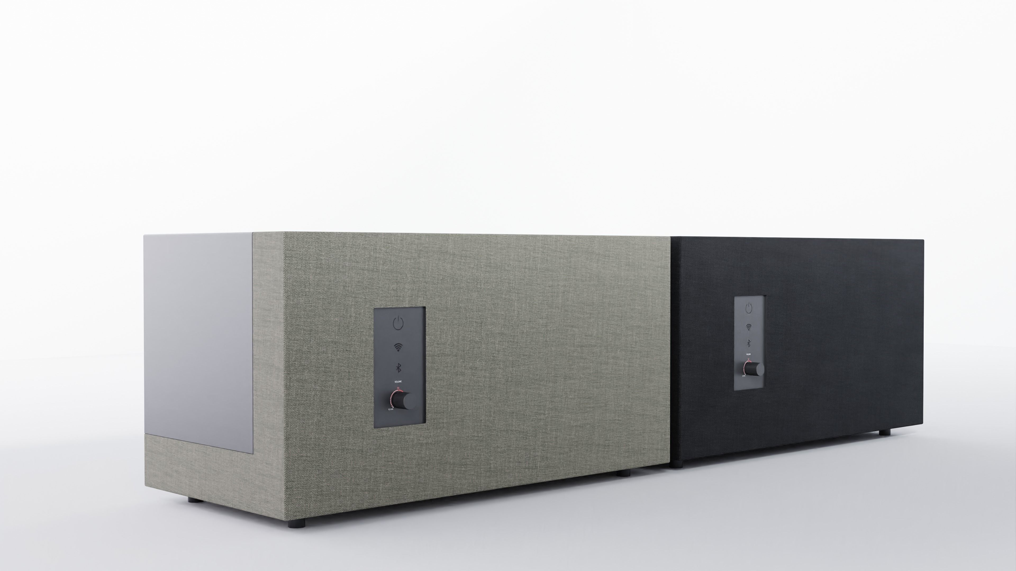 Fabric Speaker Low-poly 3D model_6