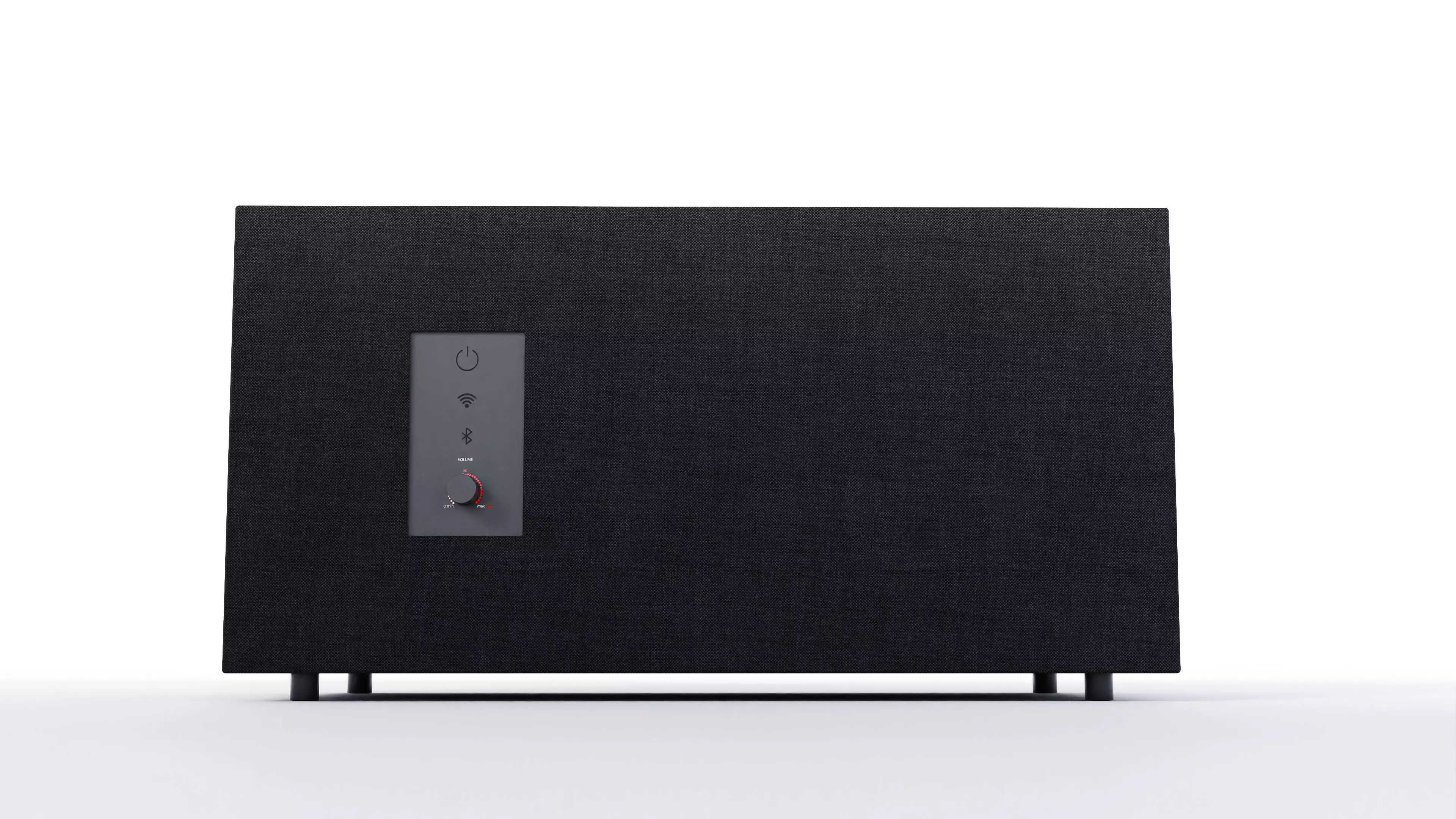 Fabric Speaker Low-poly 3D model_0