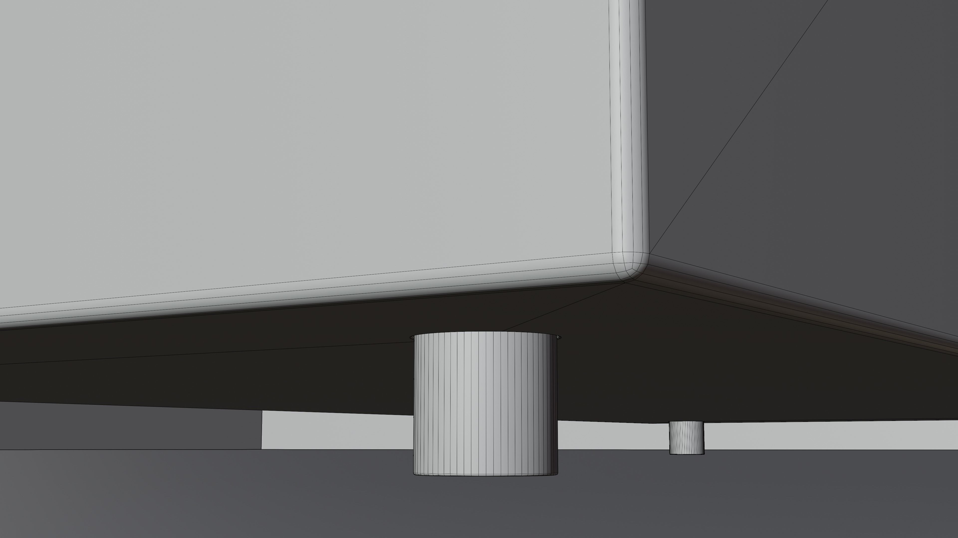 Fabric Speaker Low-poly 3D model_10