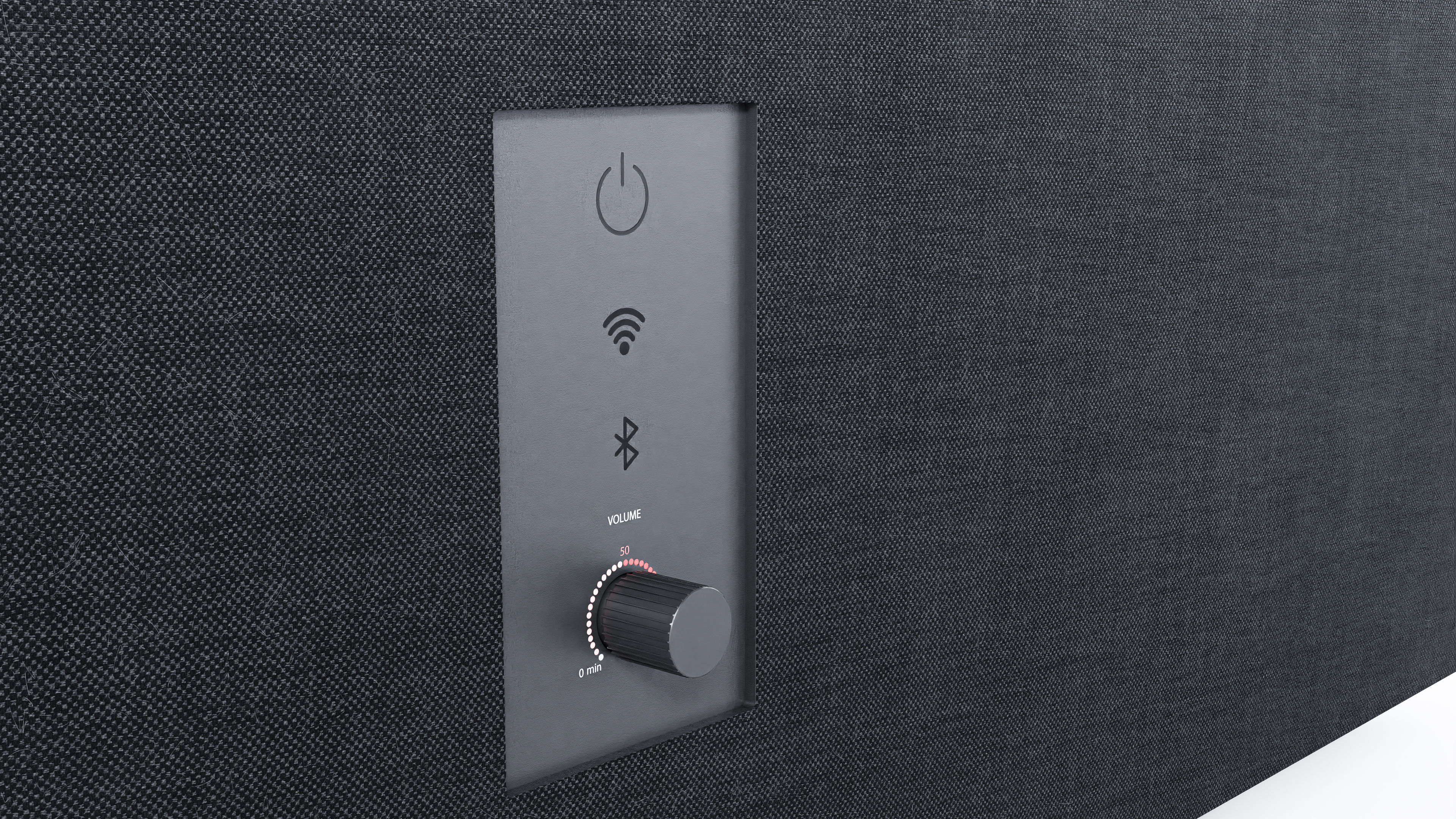 Fabric Speaker Low-poly 3D model_4