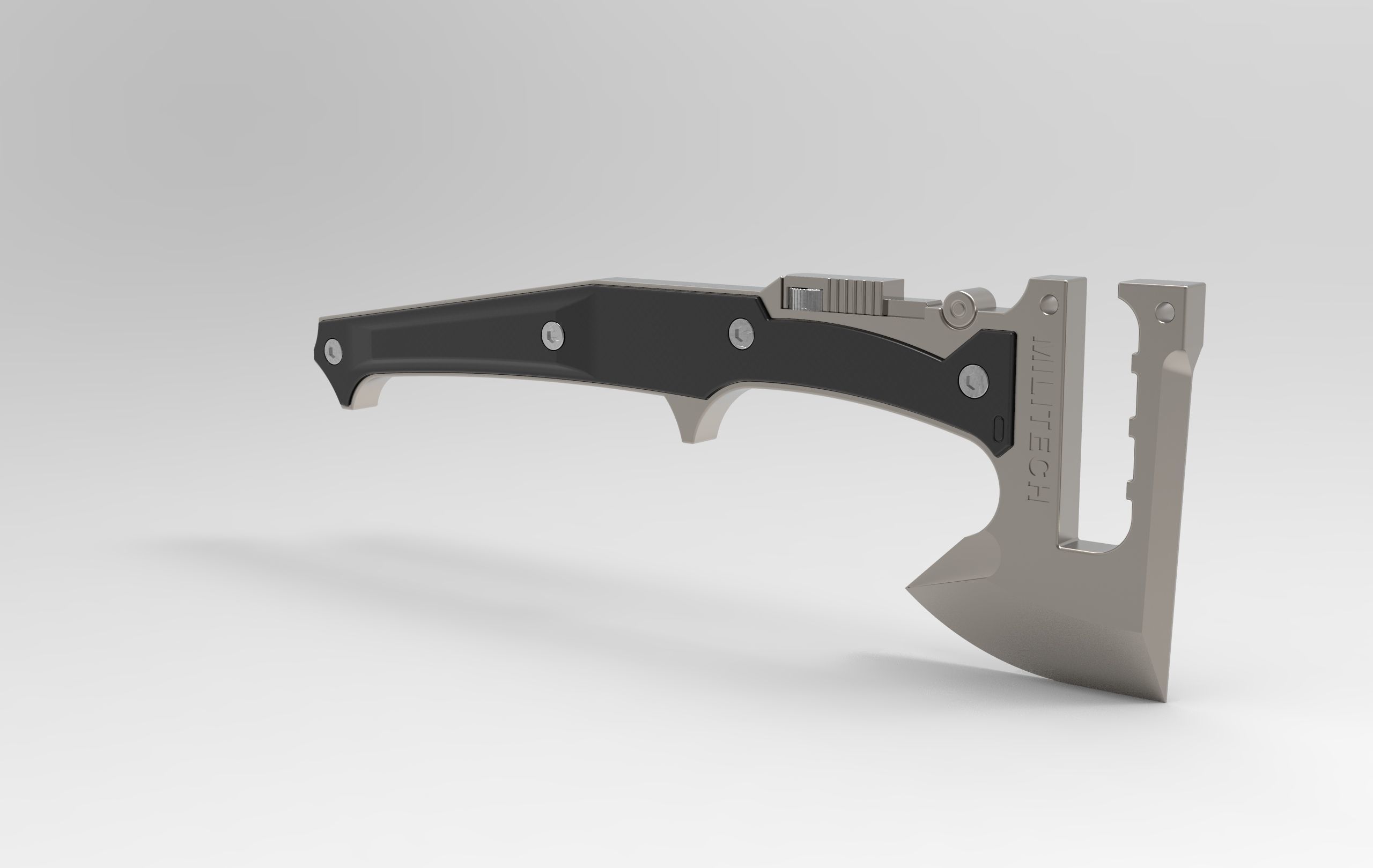 Militech Hatchet 3D print model_2
