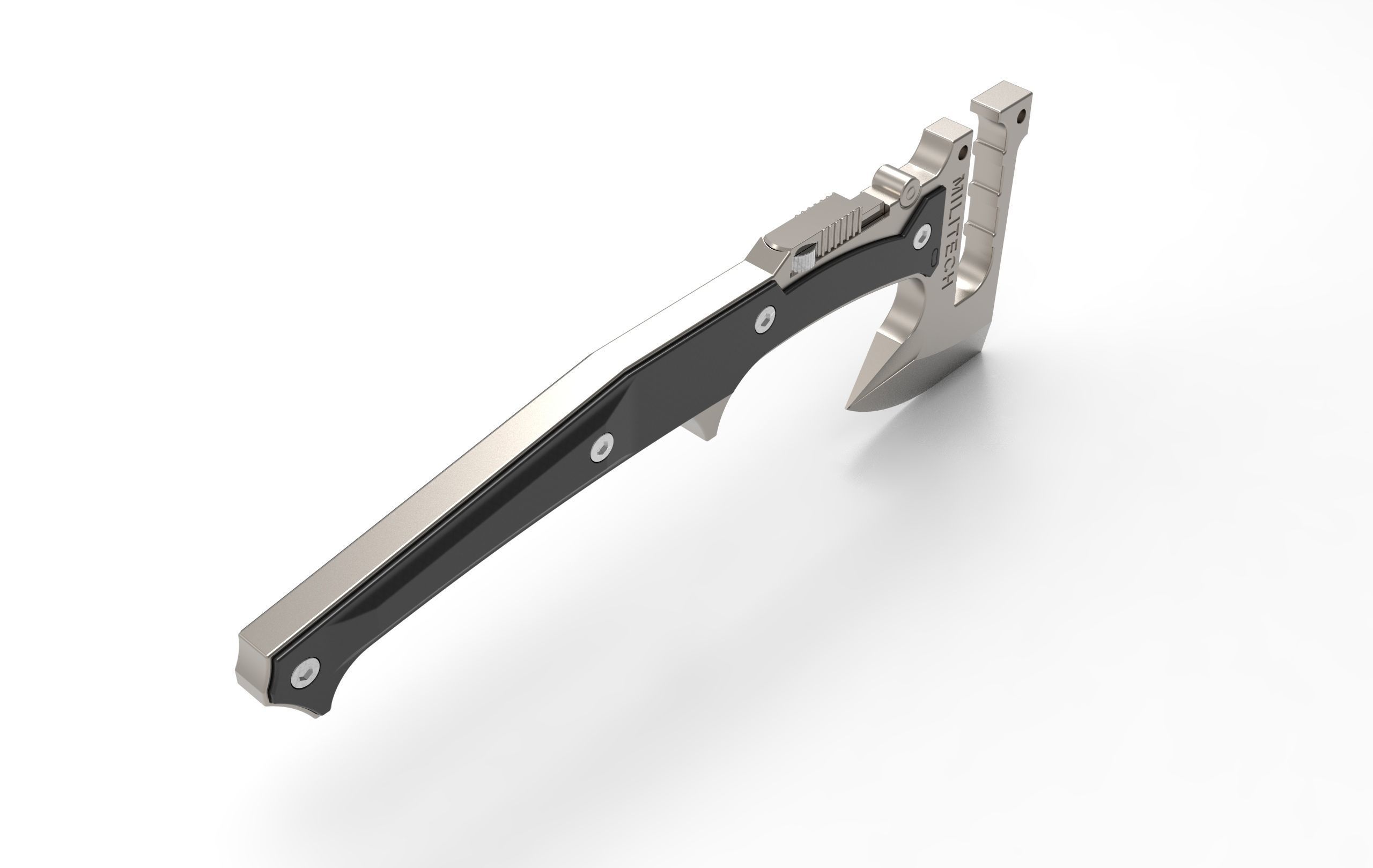Militech Hatchet 3D print model_13
