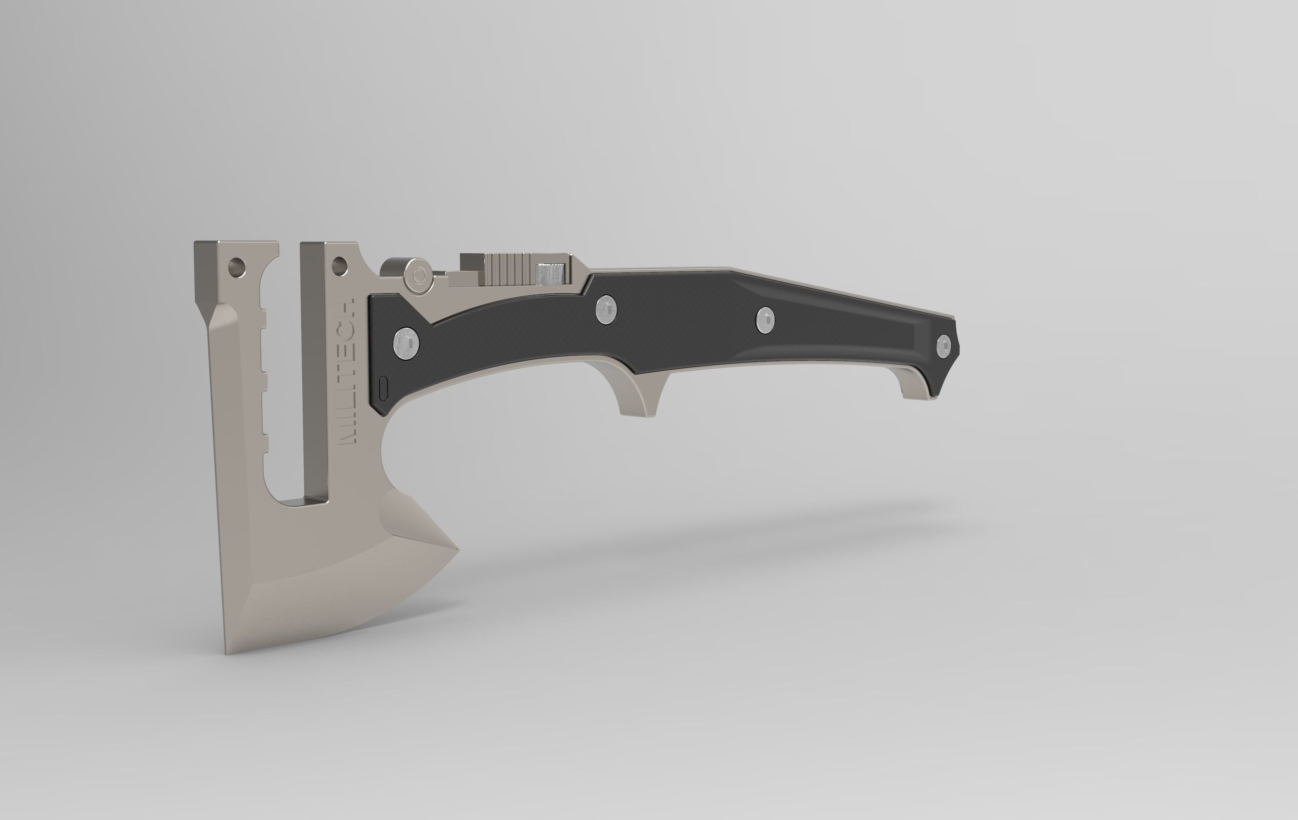 Militech Hatchet 3D print model_6