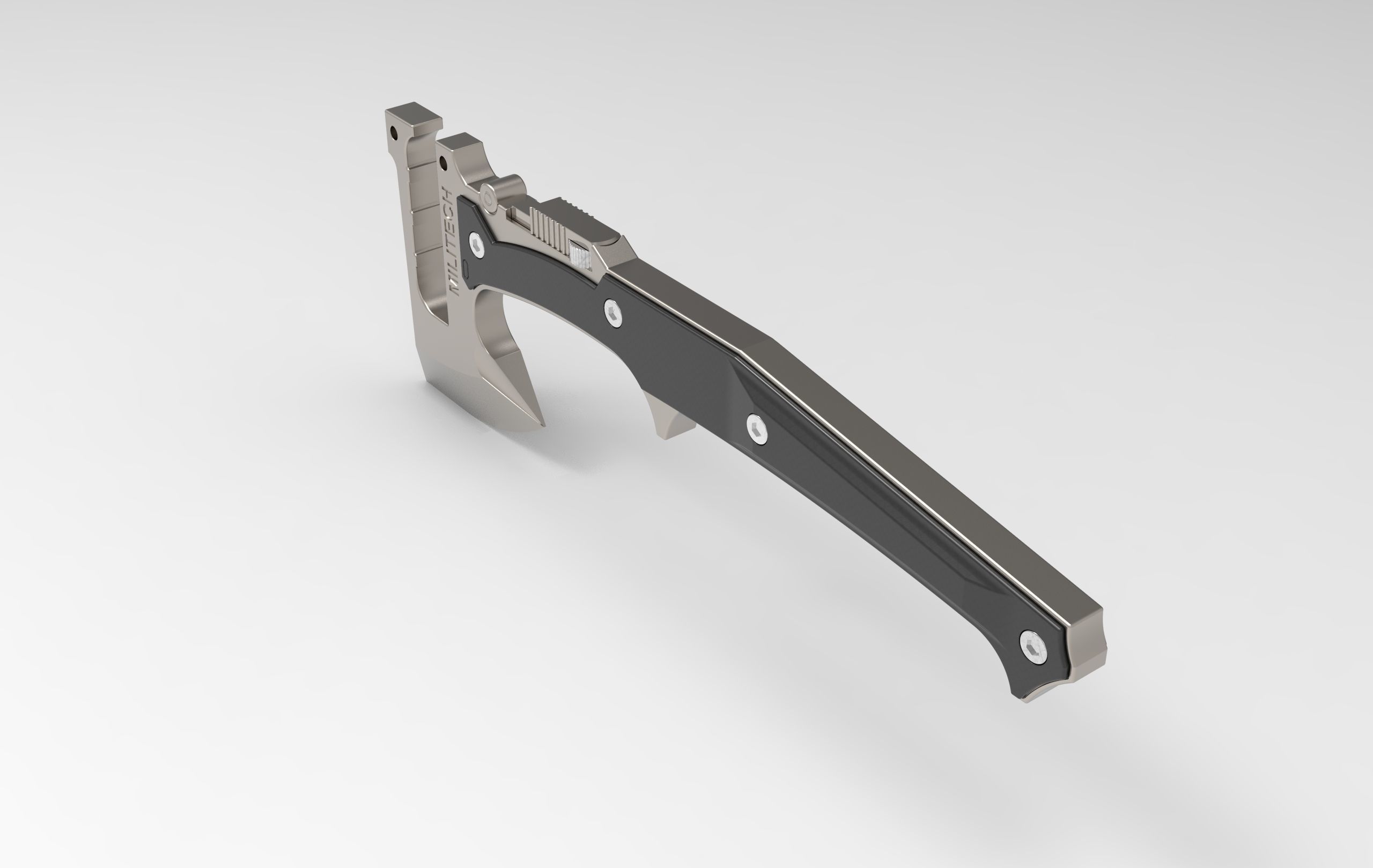 Militech Hatchet 3D print model_12