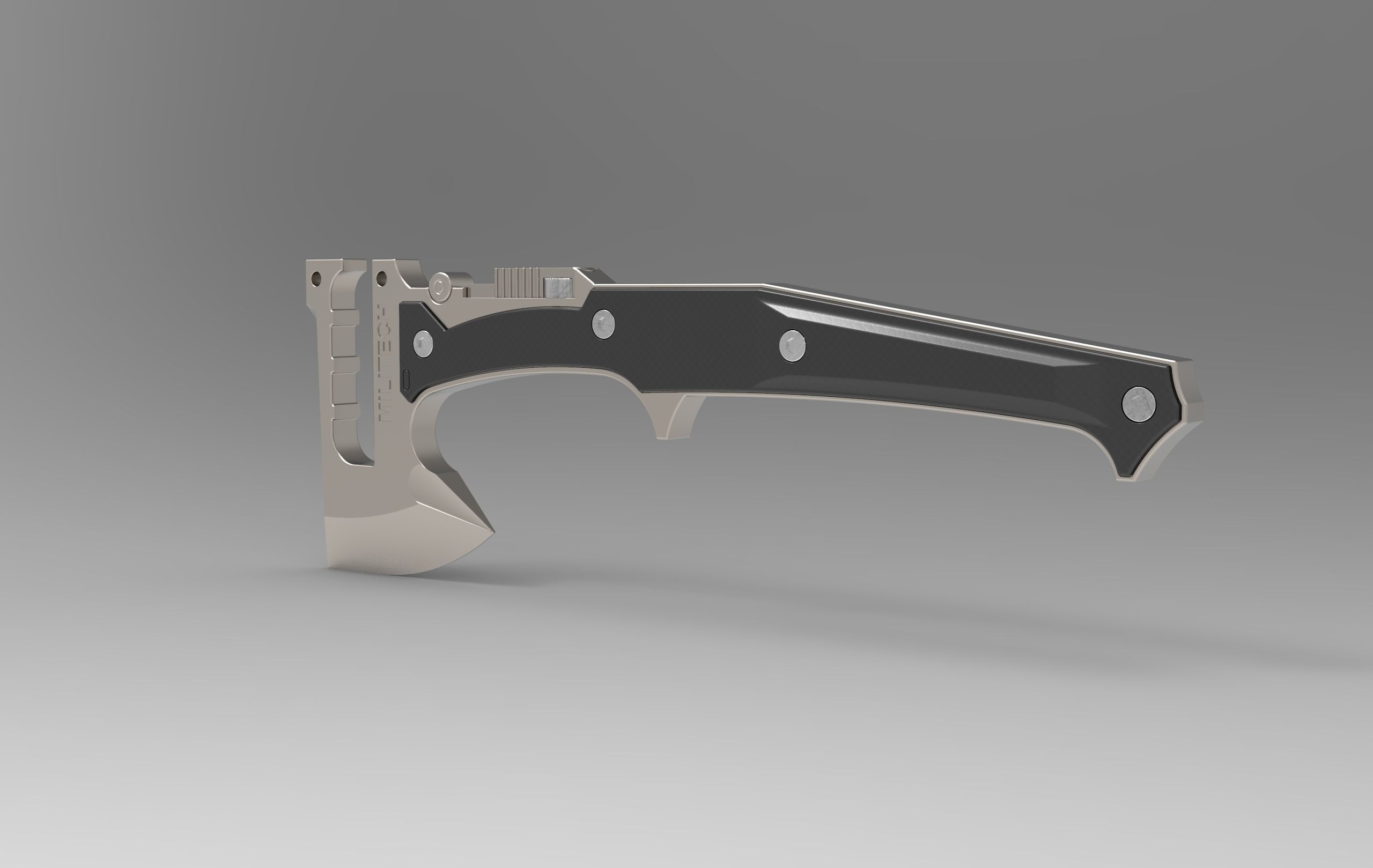 Militech Hatchet 3D print model_8