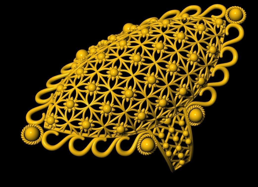 Leight weight Ring 3D print model_1