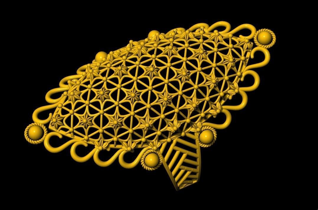 Leight weight Ring 3D print model_2