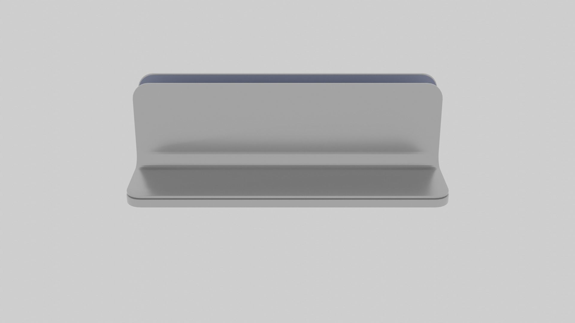 Vertical Laptop Stand 3D model_4