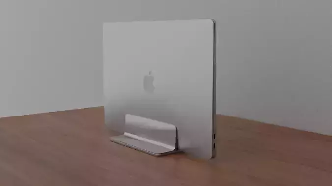 Vertical Laptop Stand 3D model