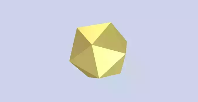 Geodesic Shape  Icosahedron