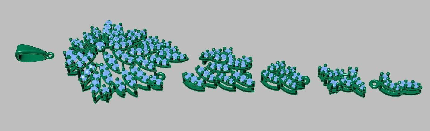Exclusive Pendant model 3D 0188 printable model 3D print model_11