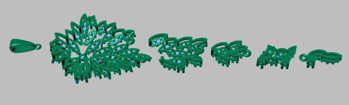 Exclusive Pendant model 3D 0188 printable model 3D print model_12