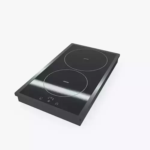 Induction Hob Beko HDMI 32400 DTX Black 3D Model