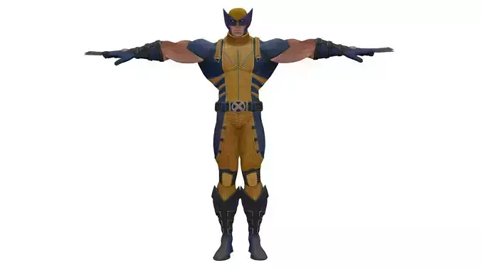X-Man 3D Model wolverine
