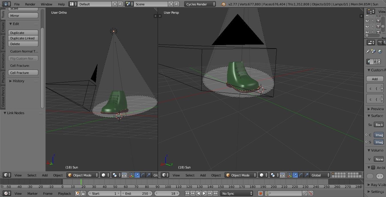 Boot like Martens  Low-poly 3D model_1