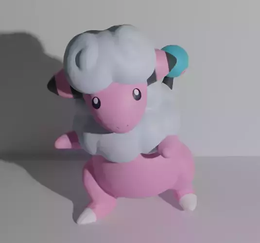 Flaaffy pokemon 3D print model 3D print model Flaaffy pokemon 3D print model 3D print model