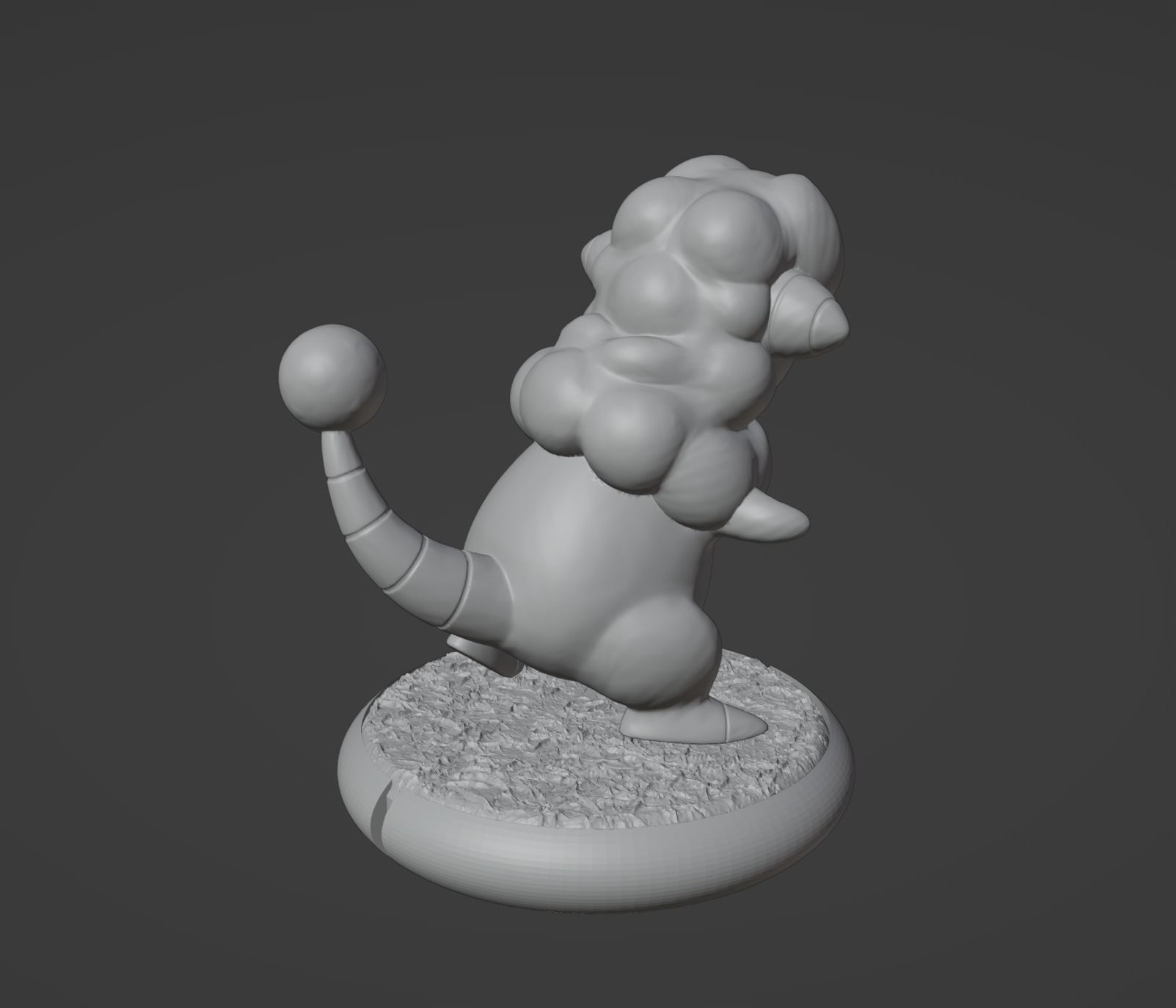 Flaaffy pokemon 3D print model 3D print model_5