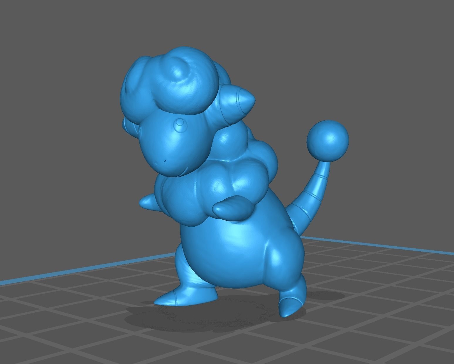 Flaaffy pokemon 3D print model 3D print model_12