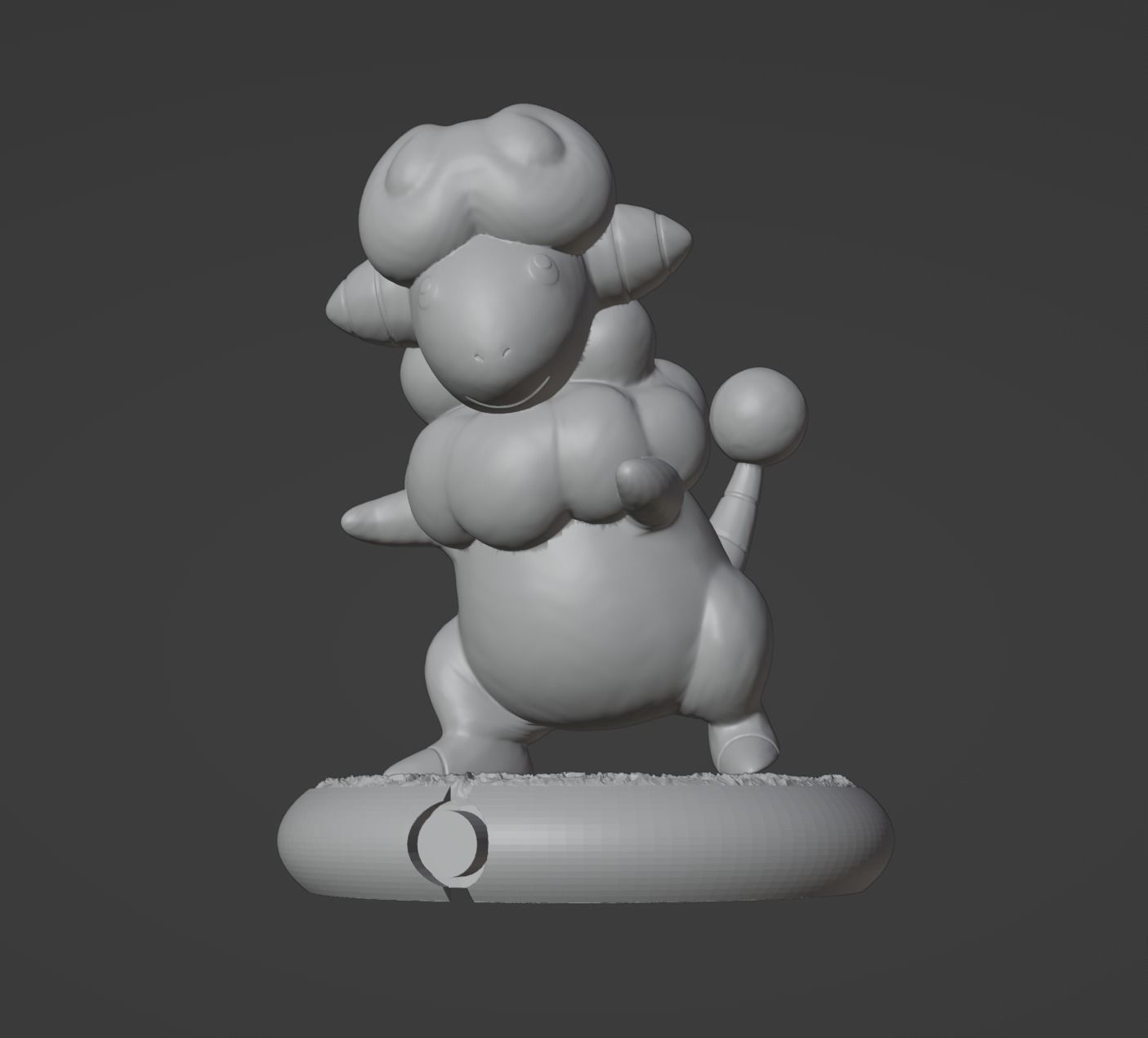 Flaaffy pokemon 3D print model 3D print model_6