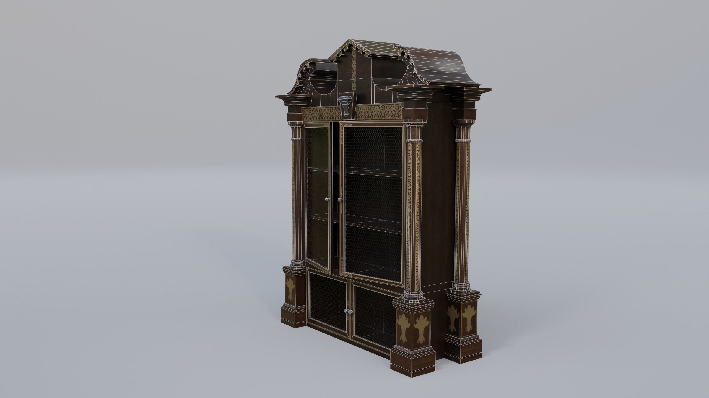 Furniture pack 1 Low-poly 3D model_7