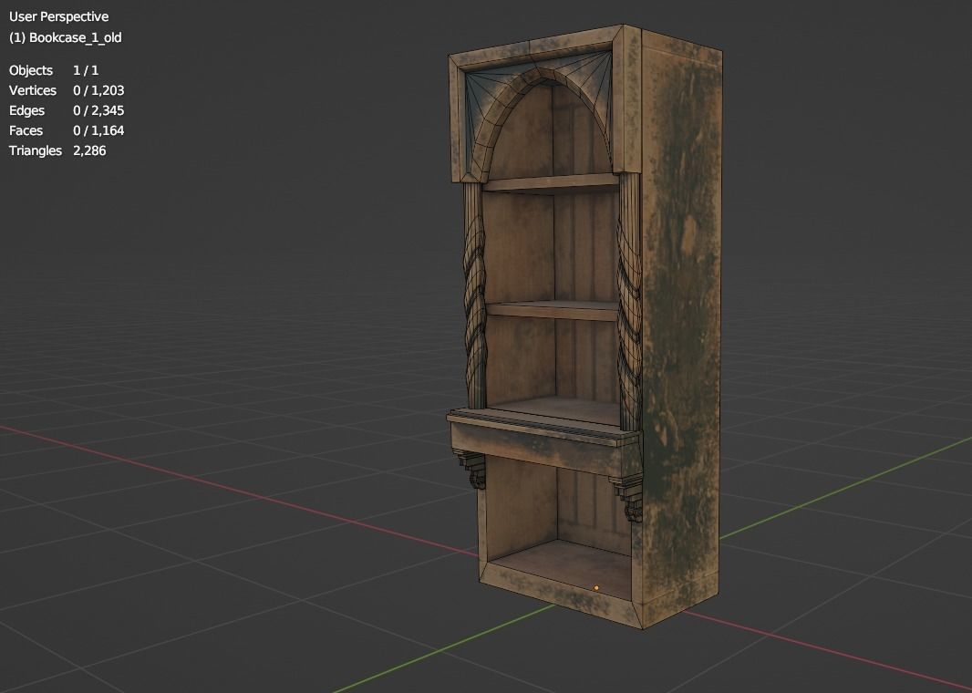 Furniture pack 1 Low-poly 3D model_26