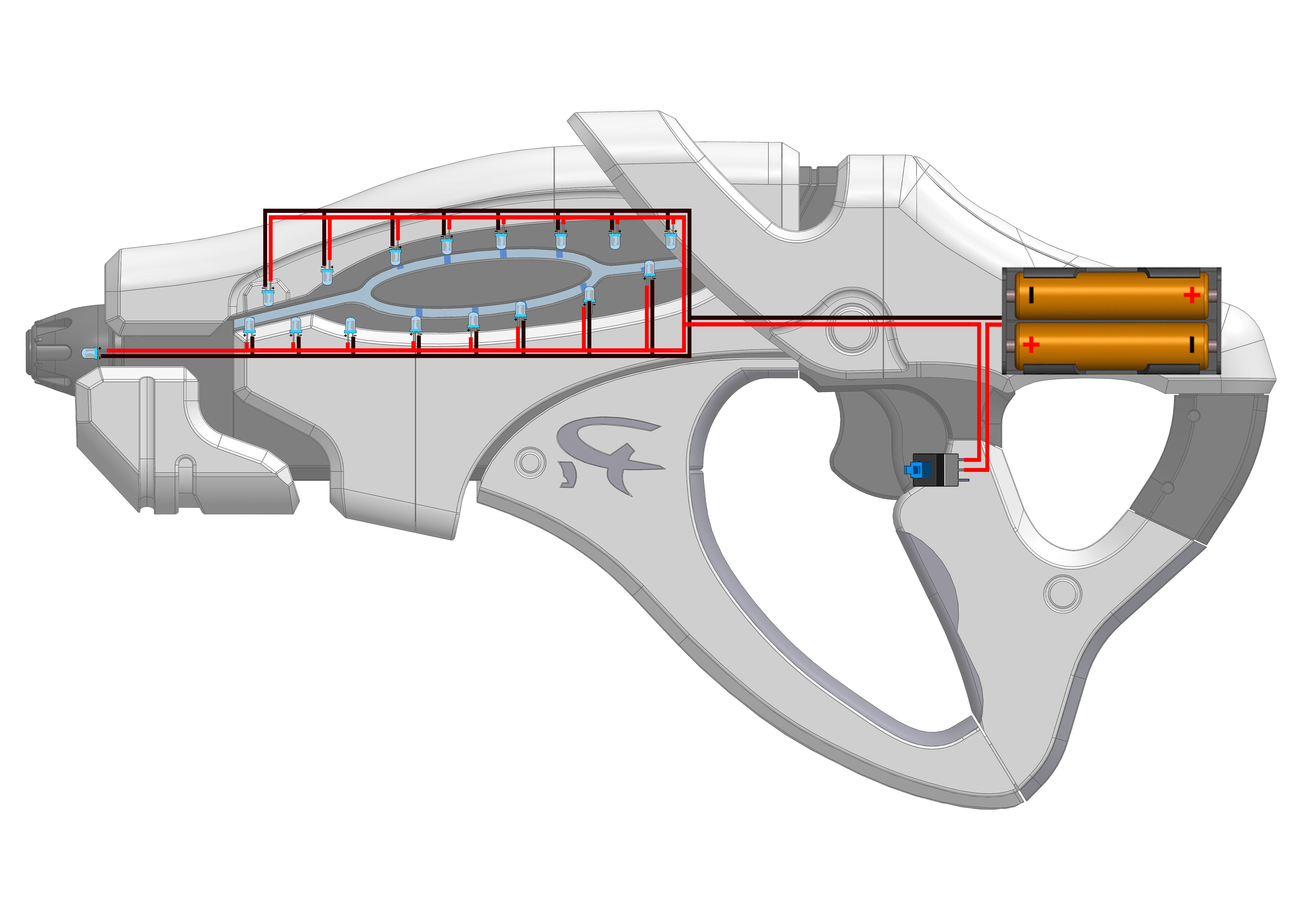 Scorpion - Mass Effect - Commercial - Printable STL 3D print model_14