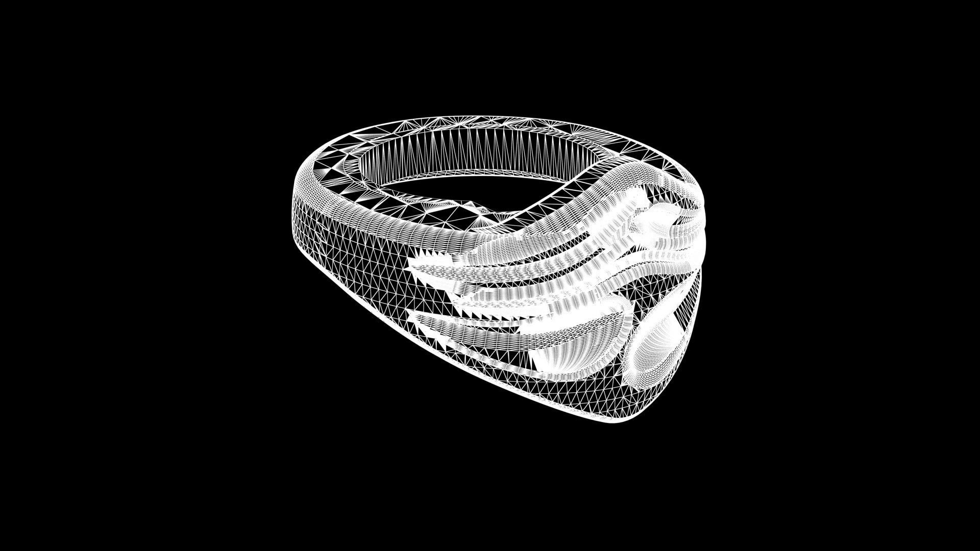 Real Size Lego Ninjago Mask Low-poly 3D model_7